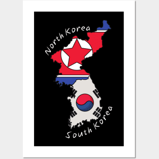 North & South Korea Posters and Art